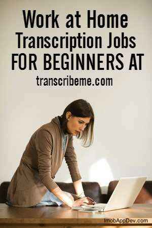 make money from home doing transcription work